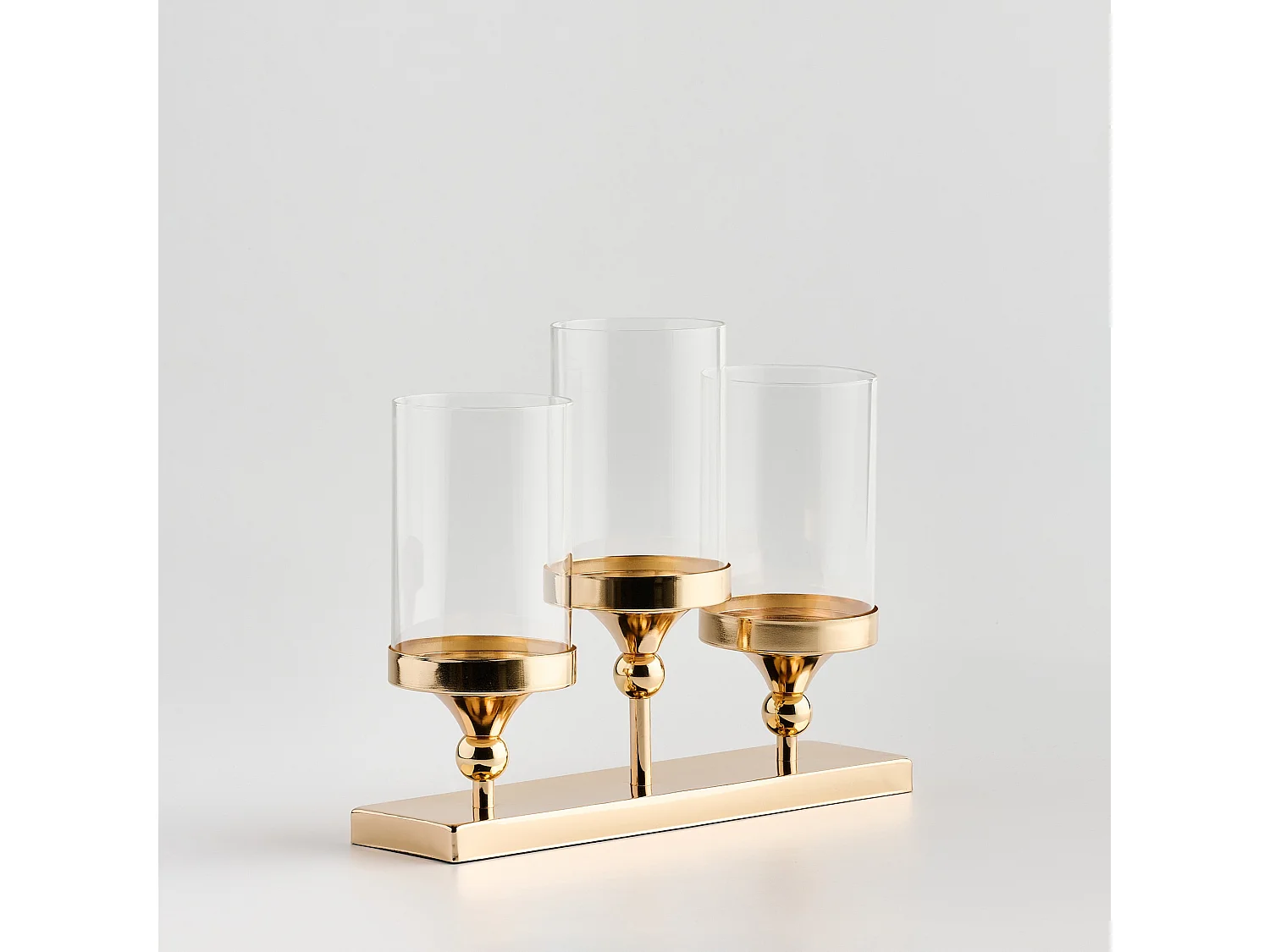 Kerzenständer Gustavo mittleres Gold 28x9x35