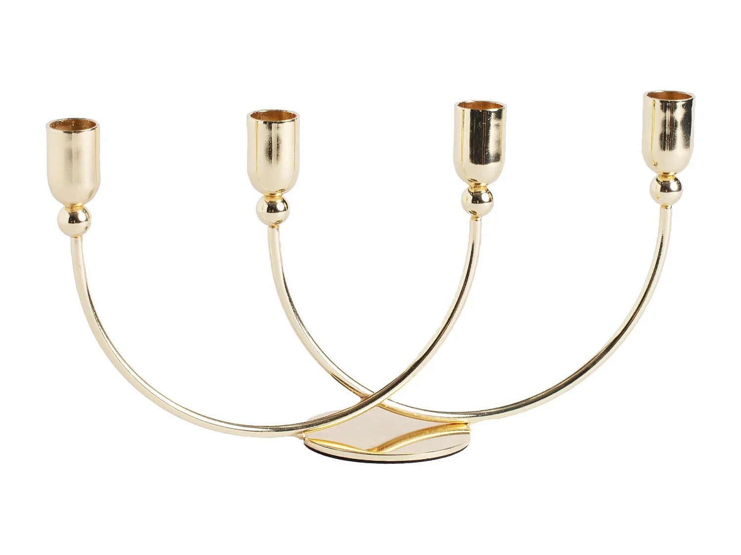 Kerzenständer Conceptosi Mittleres Gold 15.5 x 8 x 31