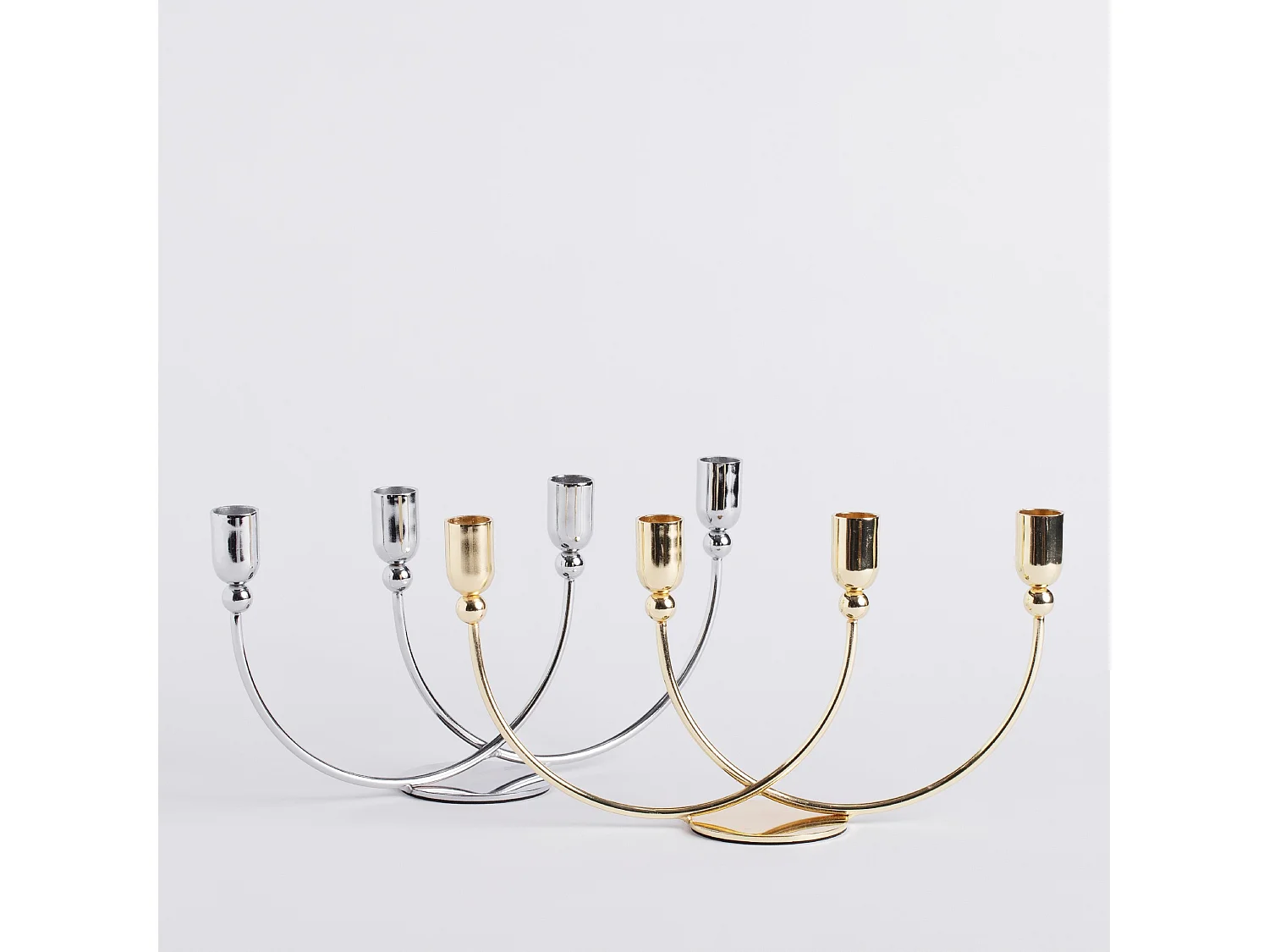 Kerzenständer Conceptosi Mittleres Gold 15.5 x 8 x 31