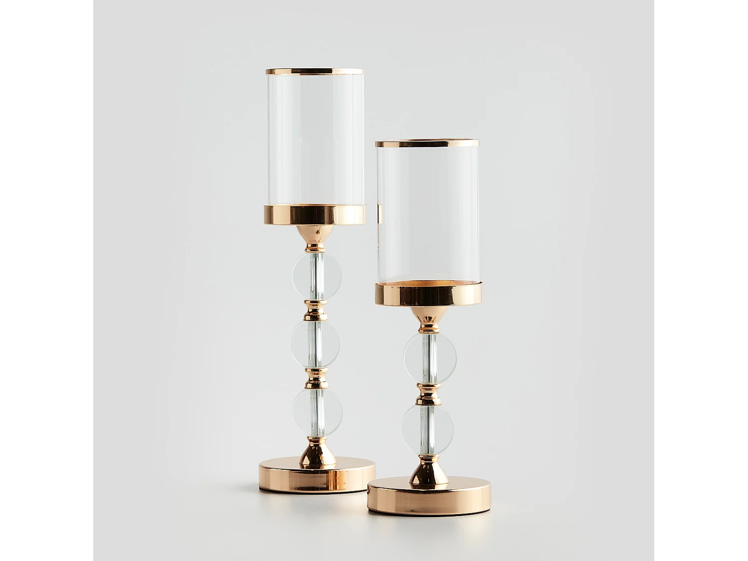 Kerzenständer Circello2 Helles Gold 42.5 x 12