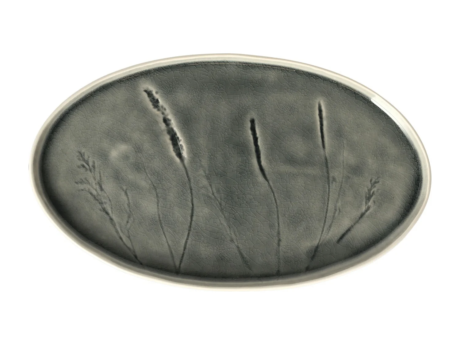 Servierteller Flisian mittelgrau 29 cm