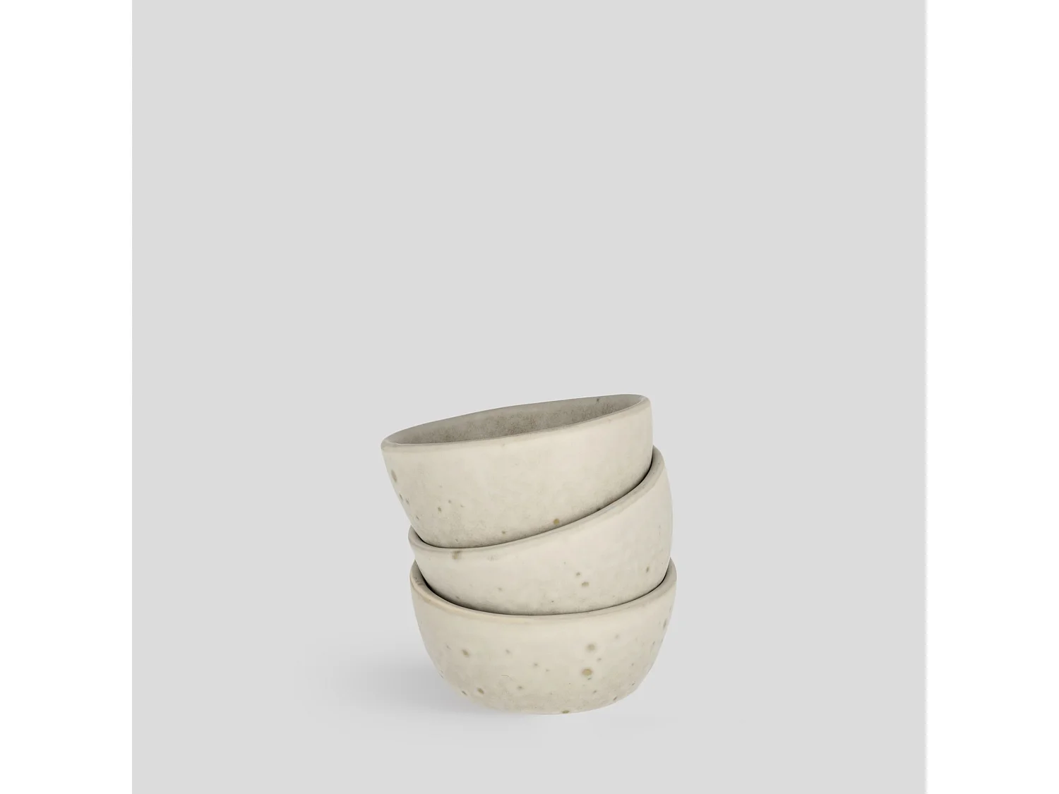 Ensemble De Petits Bols Liyah Gris Moyen 4.5 x 10