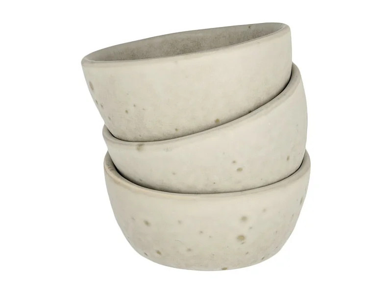 Tapas-Schalen-Set Liyah mittelgrau 4.5 x 10