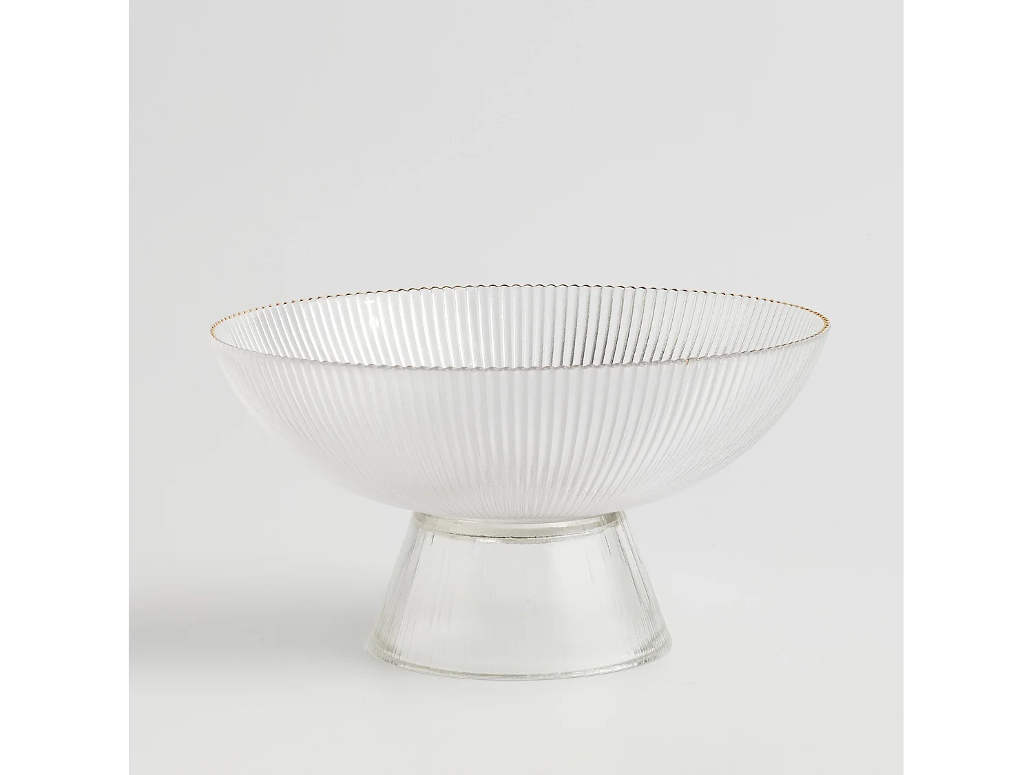 Servierplatte Auf Einem Stiel Riminis mittleres Gold 14 x 25 cm