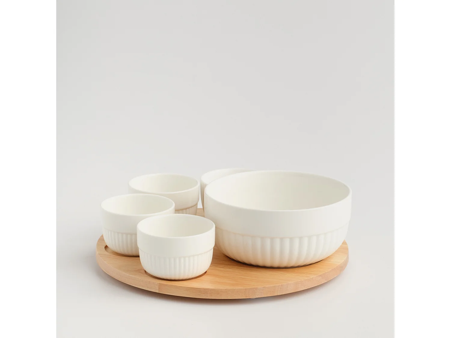 Servierteller Sandino big mittelweiß 29cm