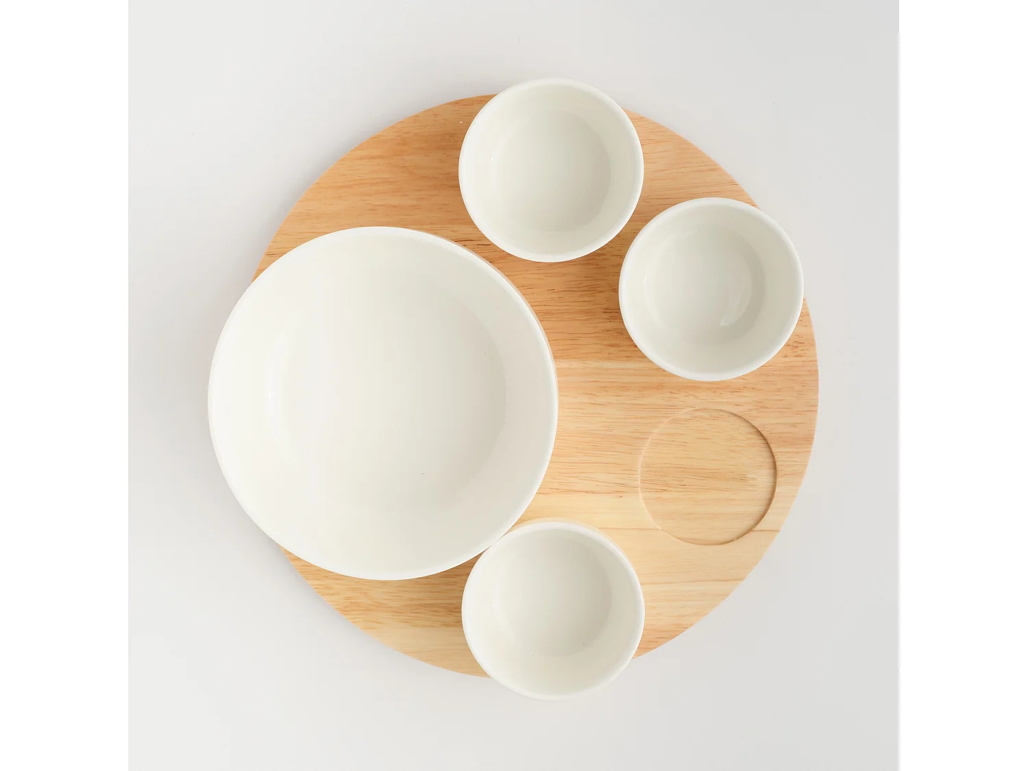 Servierteller Sandino big mittelweiß 29cm