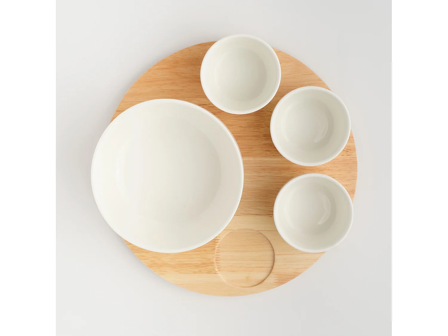 Servierteller Sandino big mittelweiß 29cm