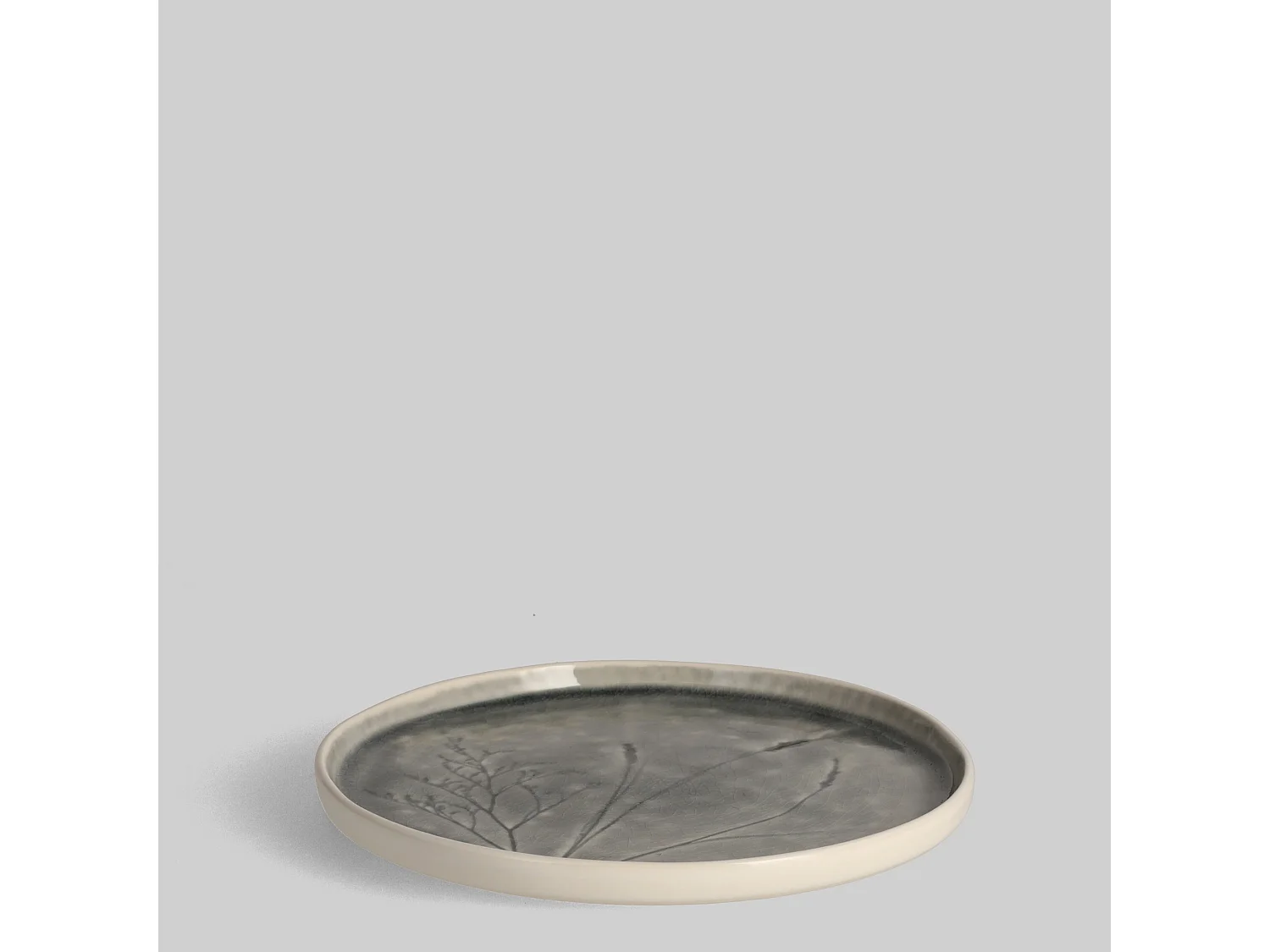 Servierteller Flisia mittelgrau 20cm