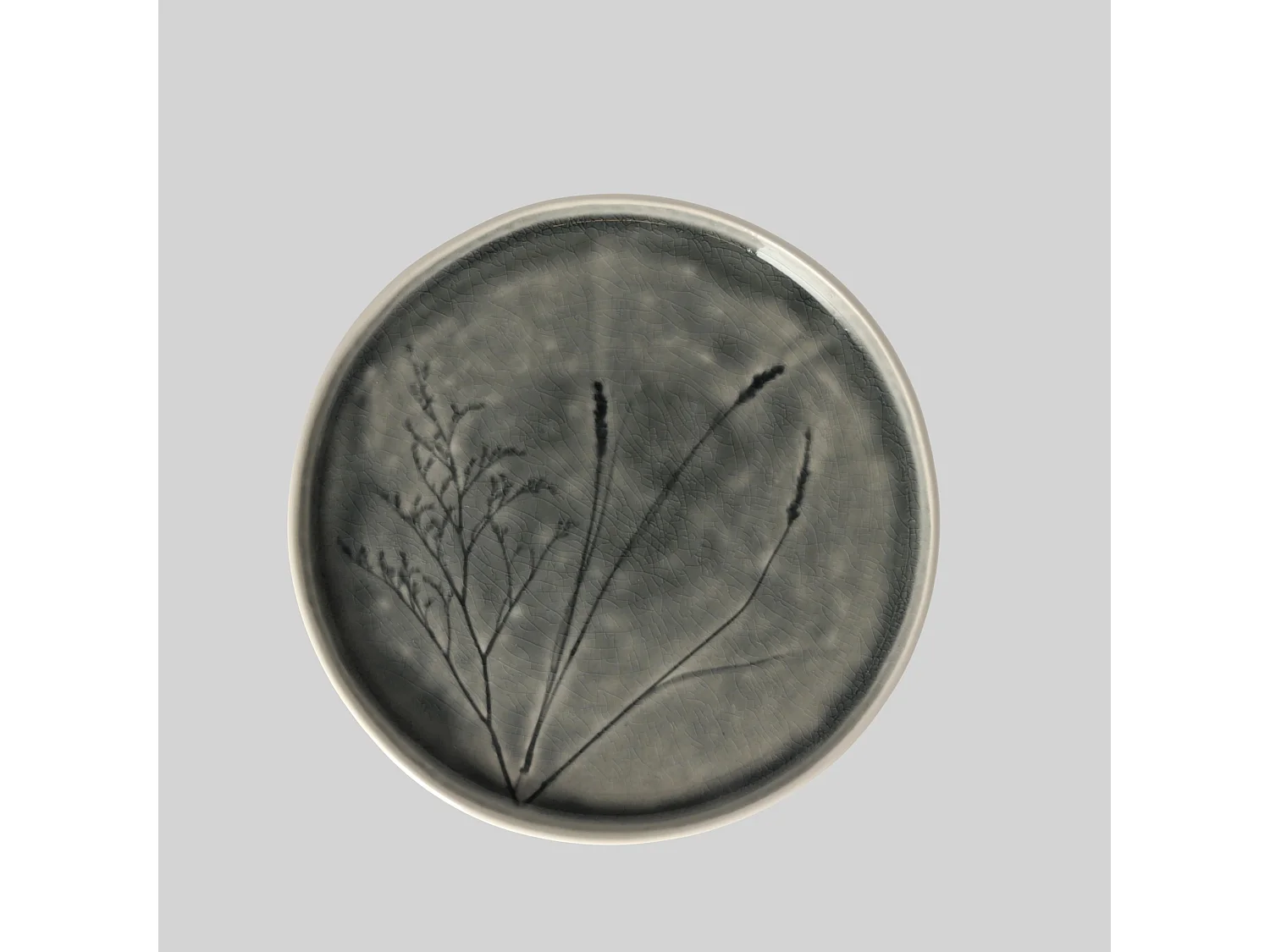 Servierteller Flisia mittelgrau 20cm