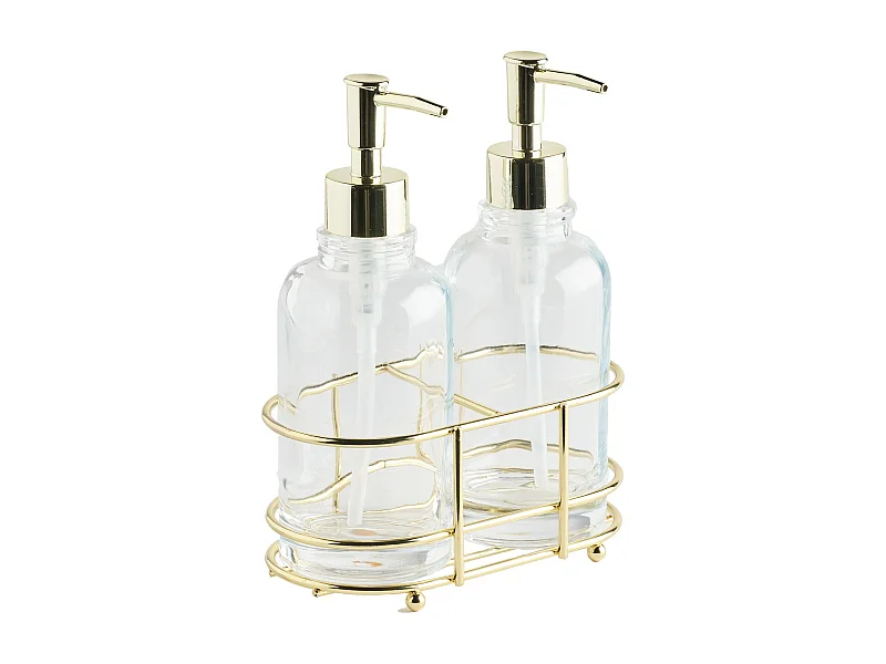 Spenderset Goldano mittel transparent 20 x 8 x 14