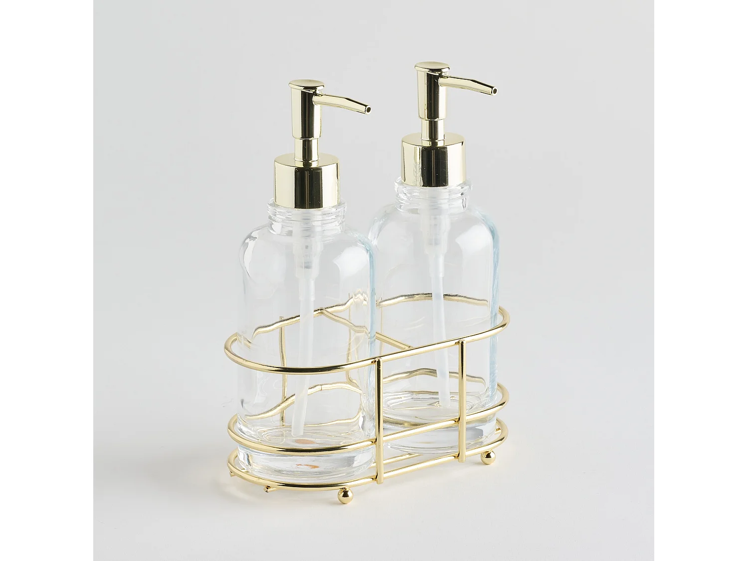 Spenderset Goldano mittel transparent 20 x 8 x 14