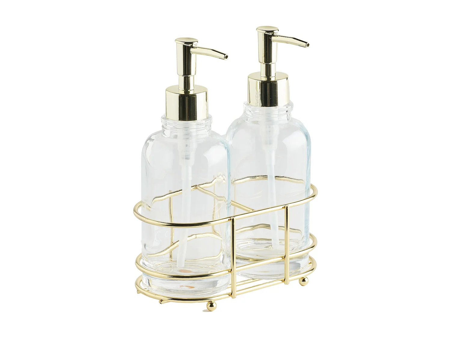 Spenderset Goldano mittel transparent 20 x 8 x 14