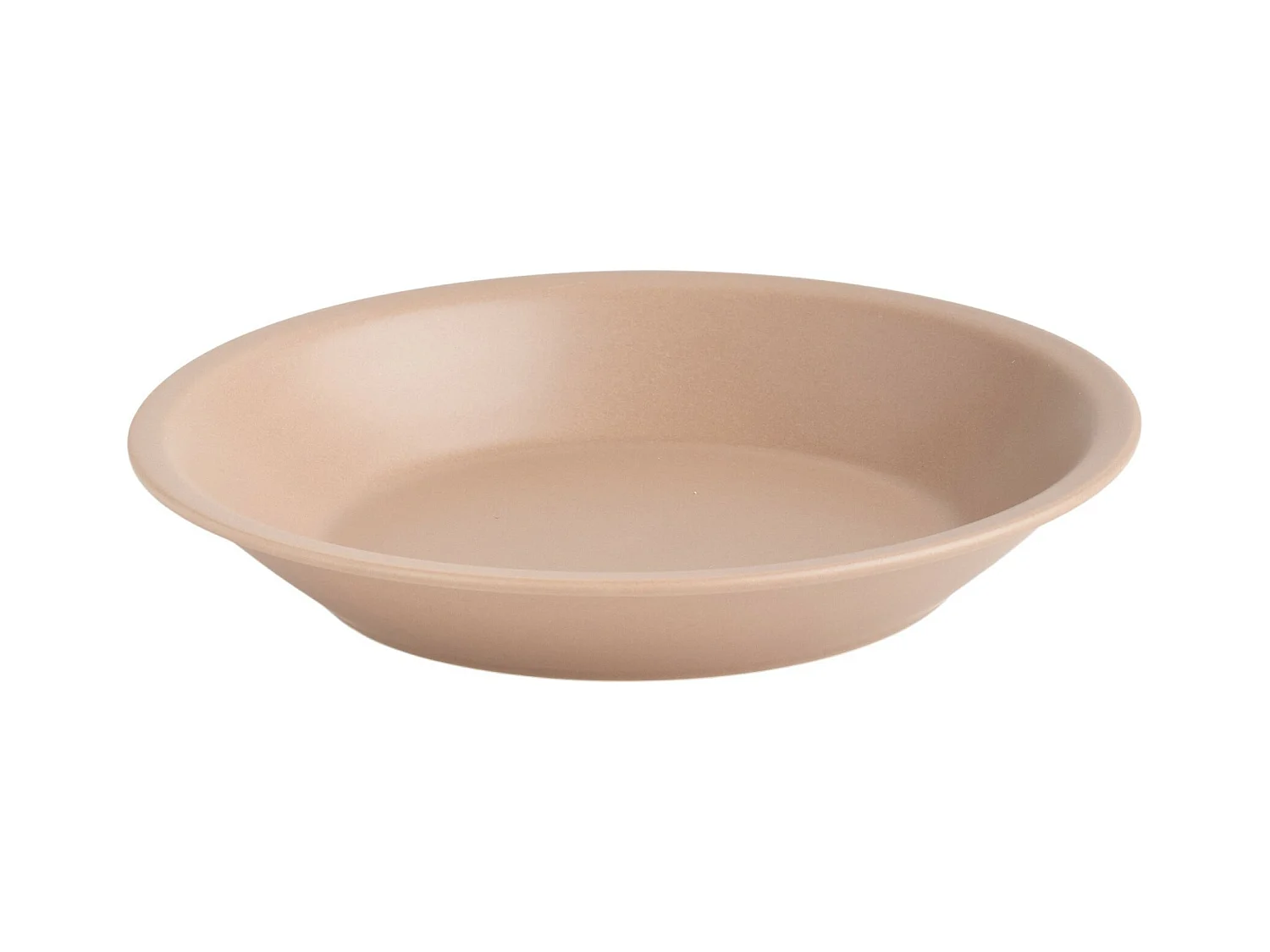 Assiette Creuse Terro Brun Clair 3.8 x 22.8