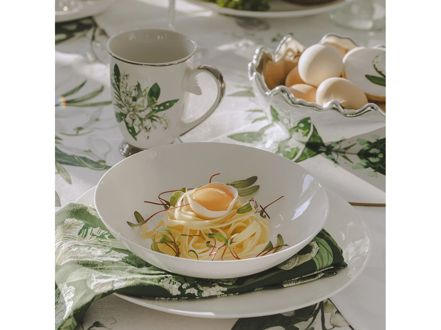 Tiefe Platte Bianco Mittelweiß 5x19.5