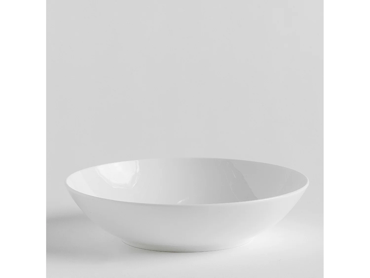 Tiefe Platte Bianco Mittelweiß 5x19.5