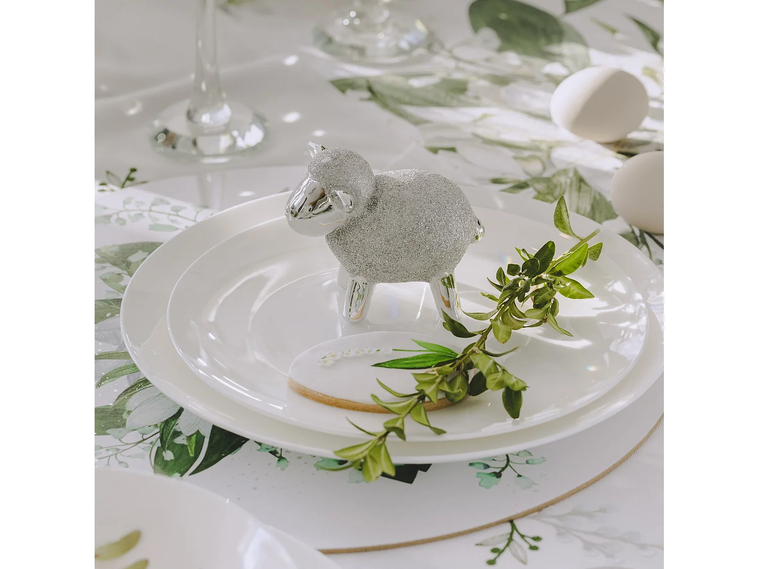 Tiefe Platte Bianco Mittelweiß 5x19.5