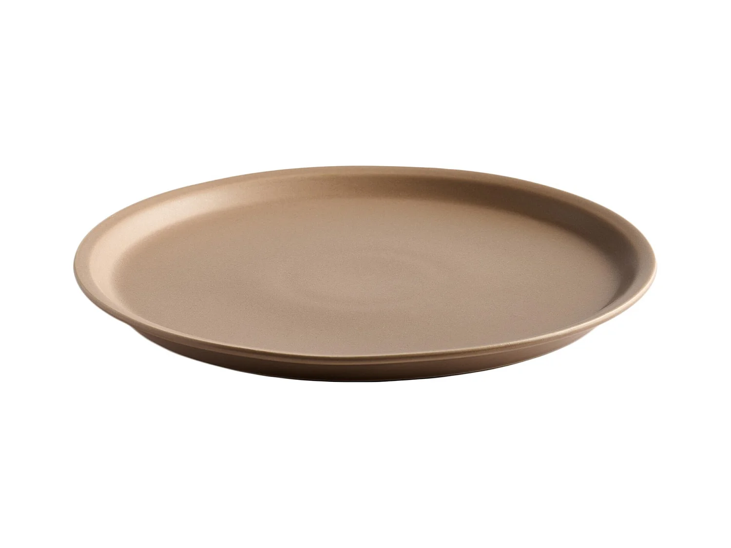 Assiette Plate Terro Brun Clair 2 x 27