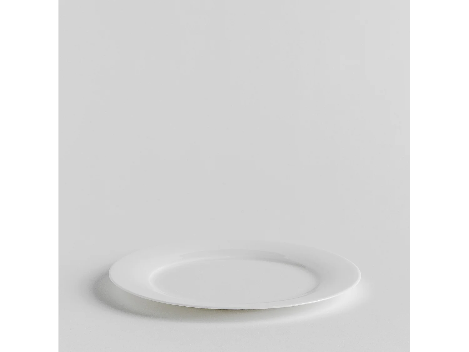 Dessertteller Bianco mittelweiß 21.8 cm