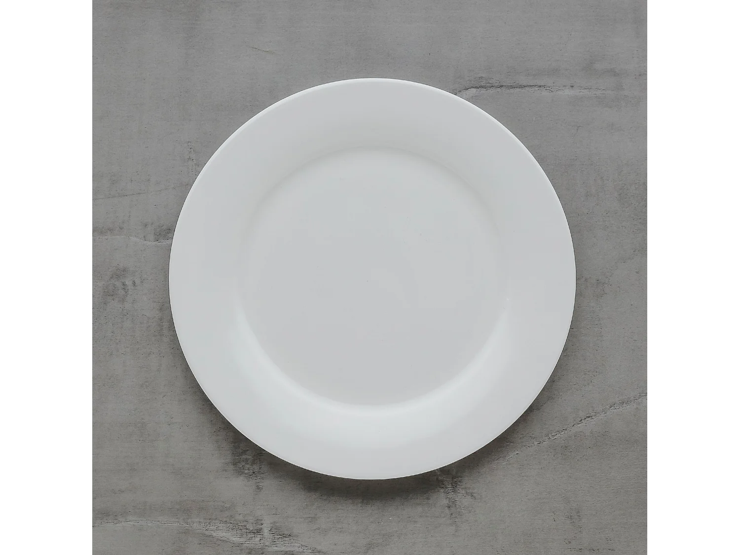 Dessertteller Bianco mittelweiß 21.8 cm