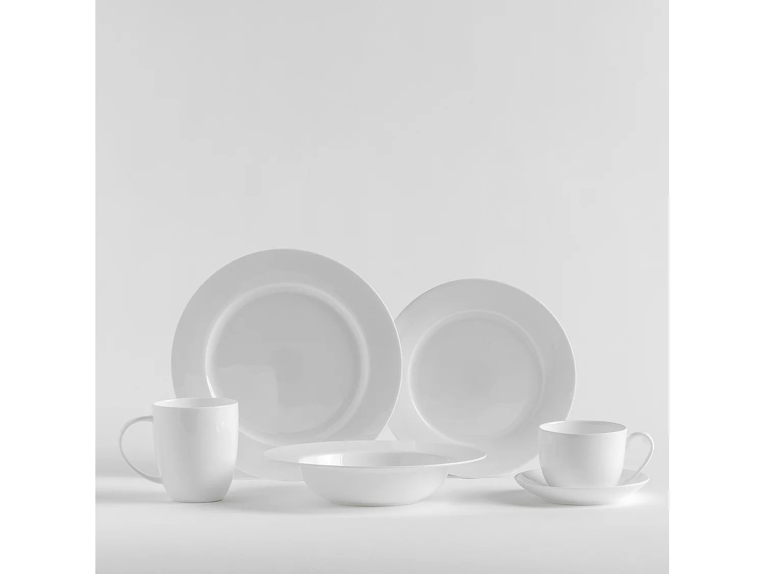 Dessertteller Bianco mittelweiß 21.8 cm