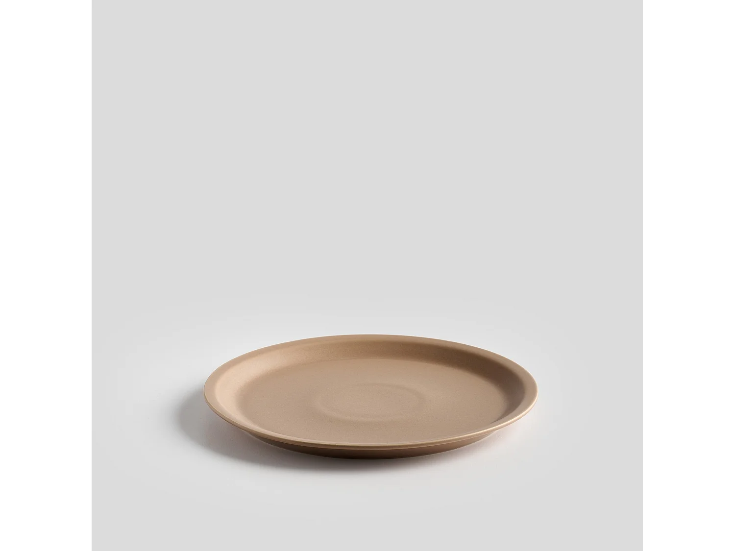 Dessertteller Terro hellbraun 21.5 cm