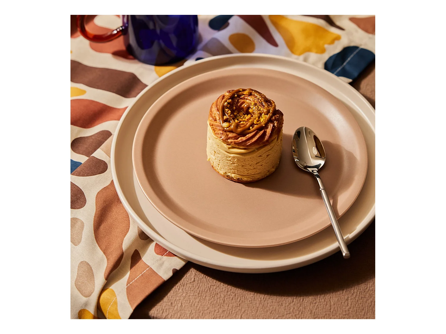 Assiette À Dessert Terro Brun Clair 1.8 x 21.5
