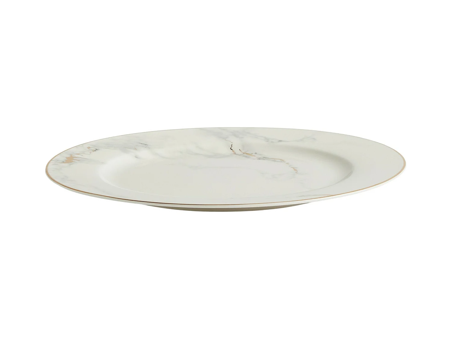 Assiette Plate Marberis Blanc Moyen 2x27