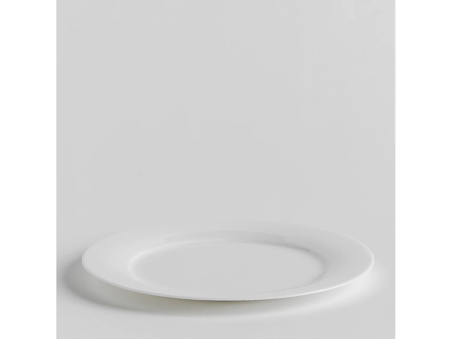 Assiette Plate Bianco 26.1cm Blanc Moyen
