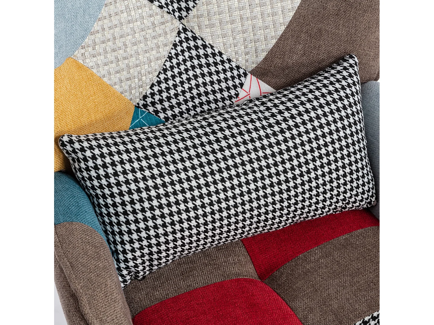 Fauteuil relax, Fauteuil avec repose-pieds, dossier et coussin, combinaison de chaise de loisirs de salon