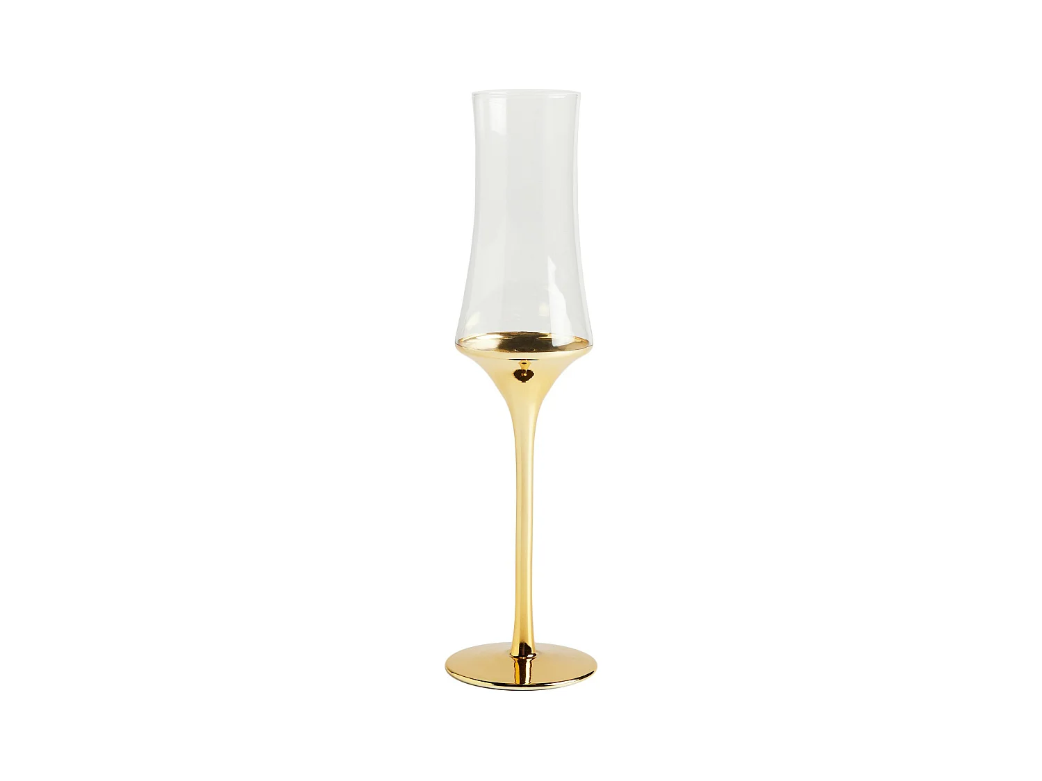 Verre À Champagne Helena Or Moyen 26.5 x 6.5