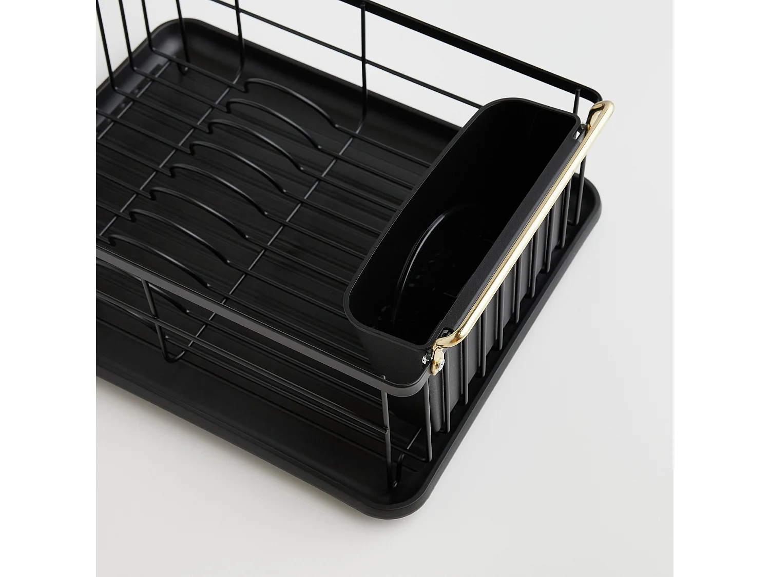 Égouttoir À Vaisselle Mosiro noir moyen 16.2 x 29 x 36