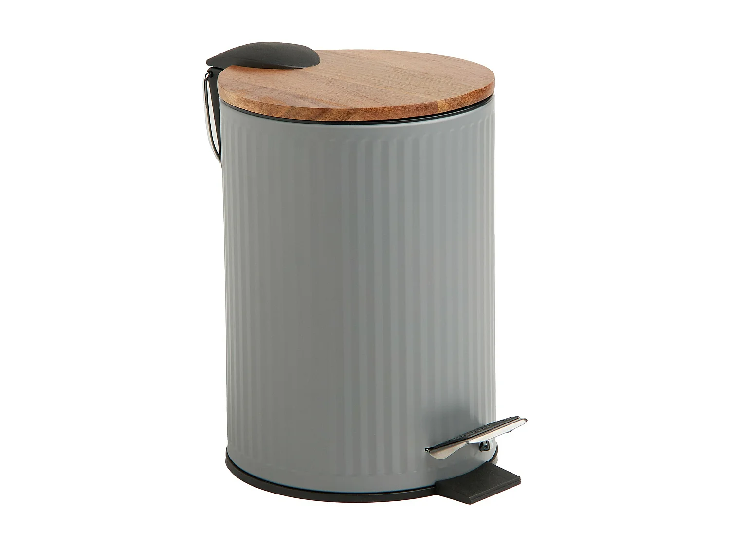 Abfallbehälter Kenema mittelgrau 24.5 x 17