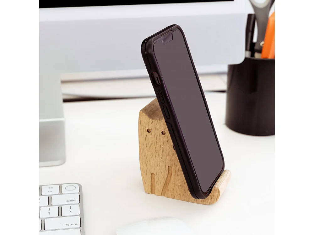 Support téléphone Chat Naturel  Kikkerland