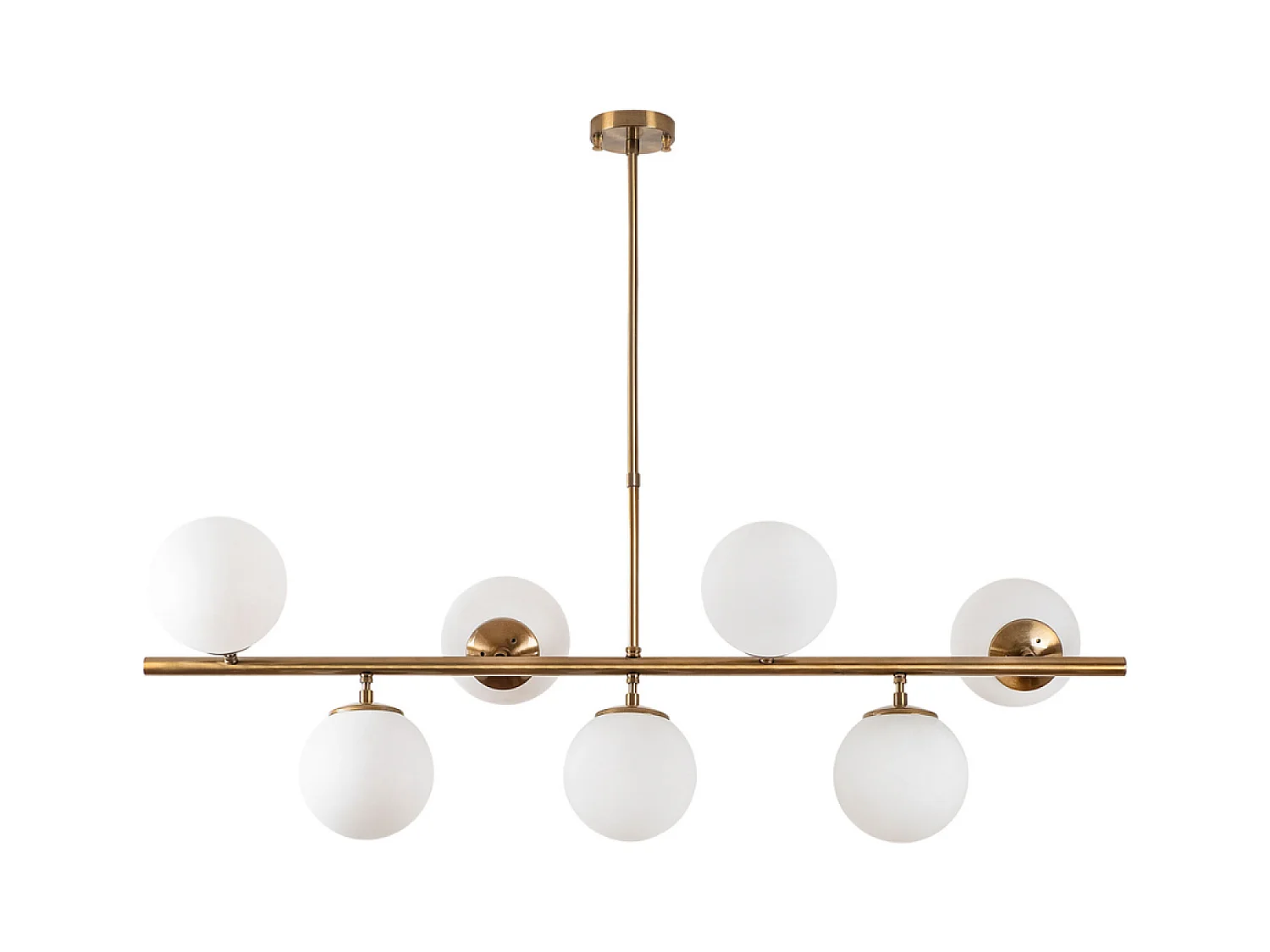 Suspension dorée 7 lampes VICTOIRE