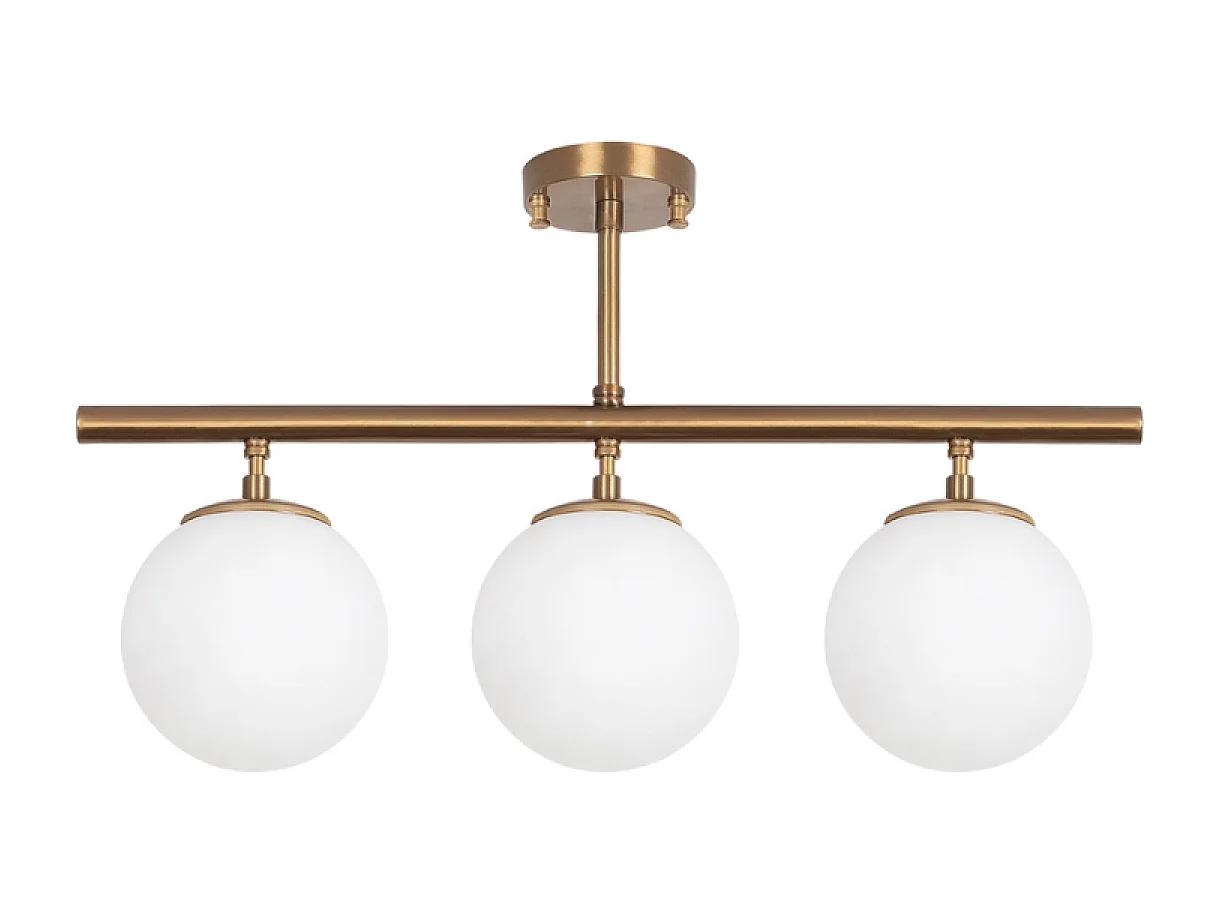 Plafonnier vintage - 3 lampes AMBRE