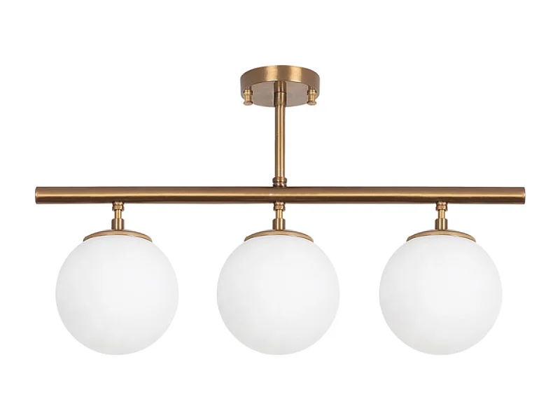 Plafonnier vintage - 3 lampes AMBRE