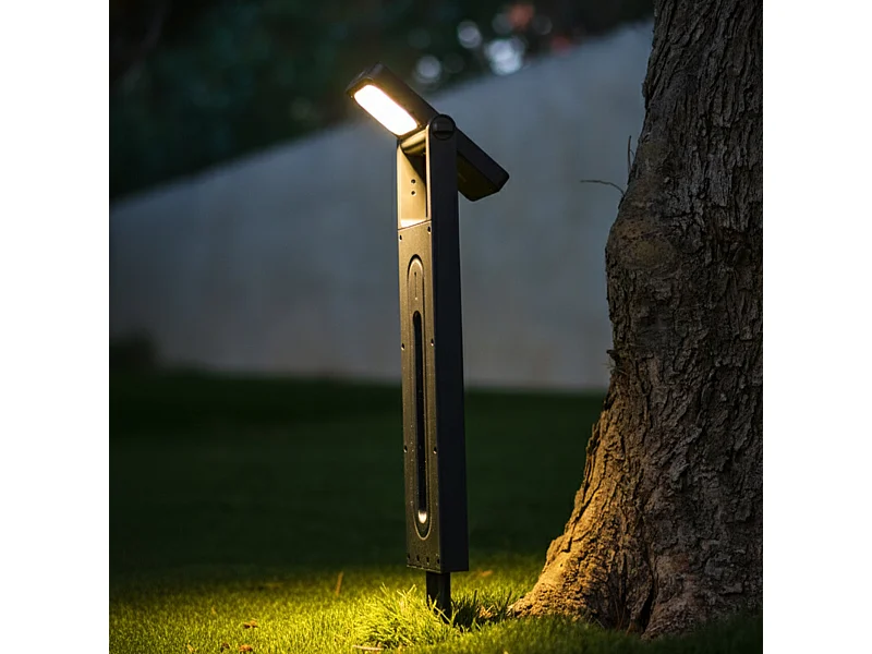 2 Potelets solaires orientables BRITY H49cm 200LM