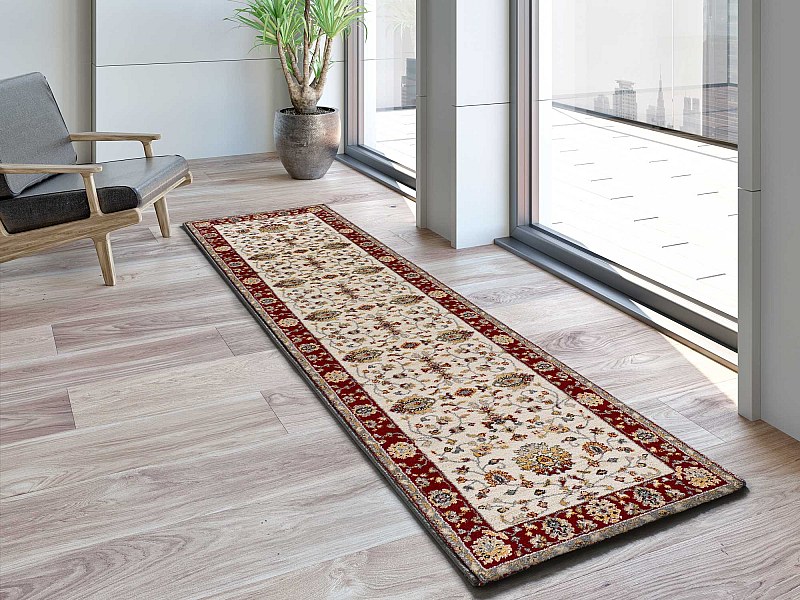 Alfombra interior - clásico - crema - 67 x 250 cm - CLASSIC
