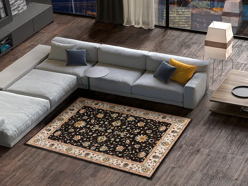 Alfombra interior  - clásico - antracita - 200 x 290 cm - CLASSIC