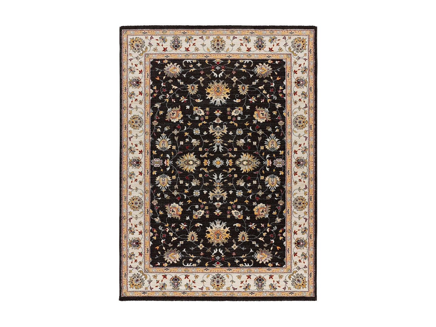 Kurzflorteppiche - klassisch - anthrazit - 200x290 cm - CLASSIC