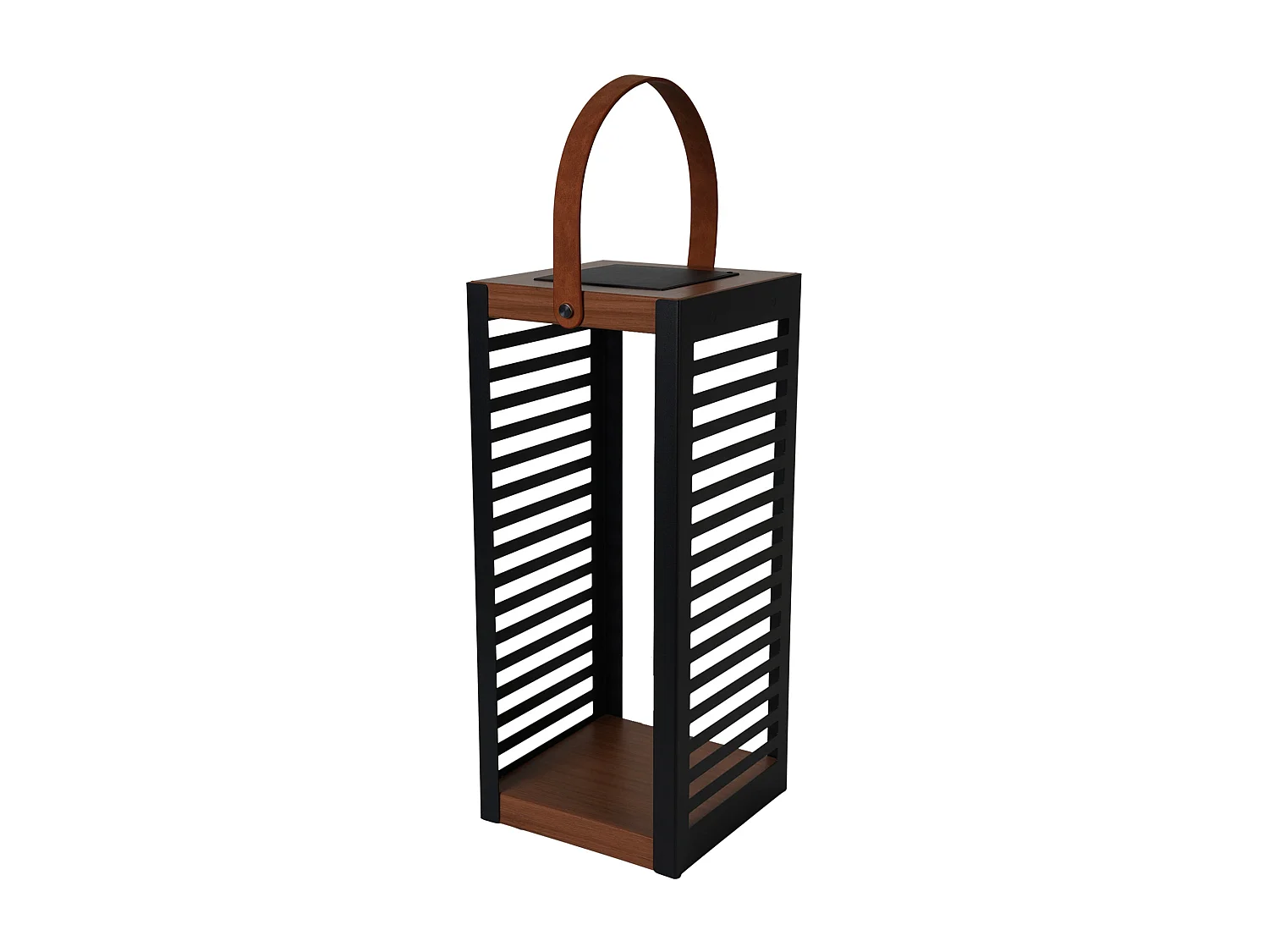 Lanterne solaire FERIAN Noir Metal H50cm