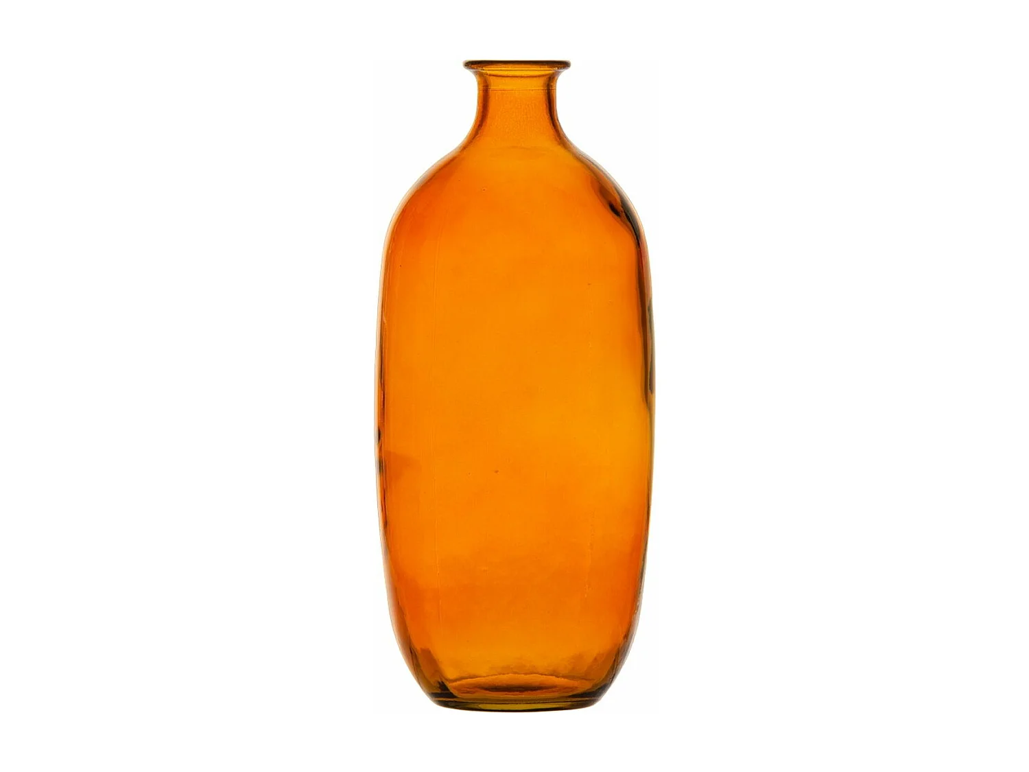 Jarrón Ambar vidrio reciclado 13 x 13 x 31 cm