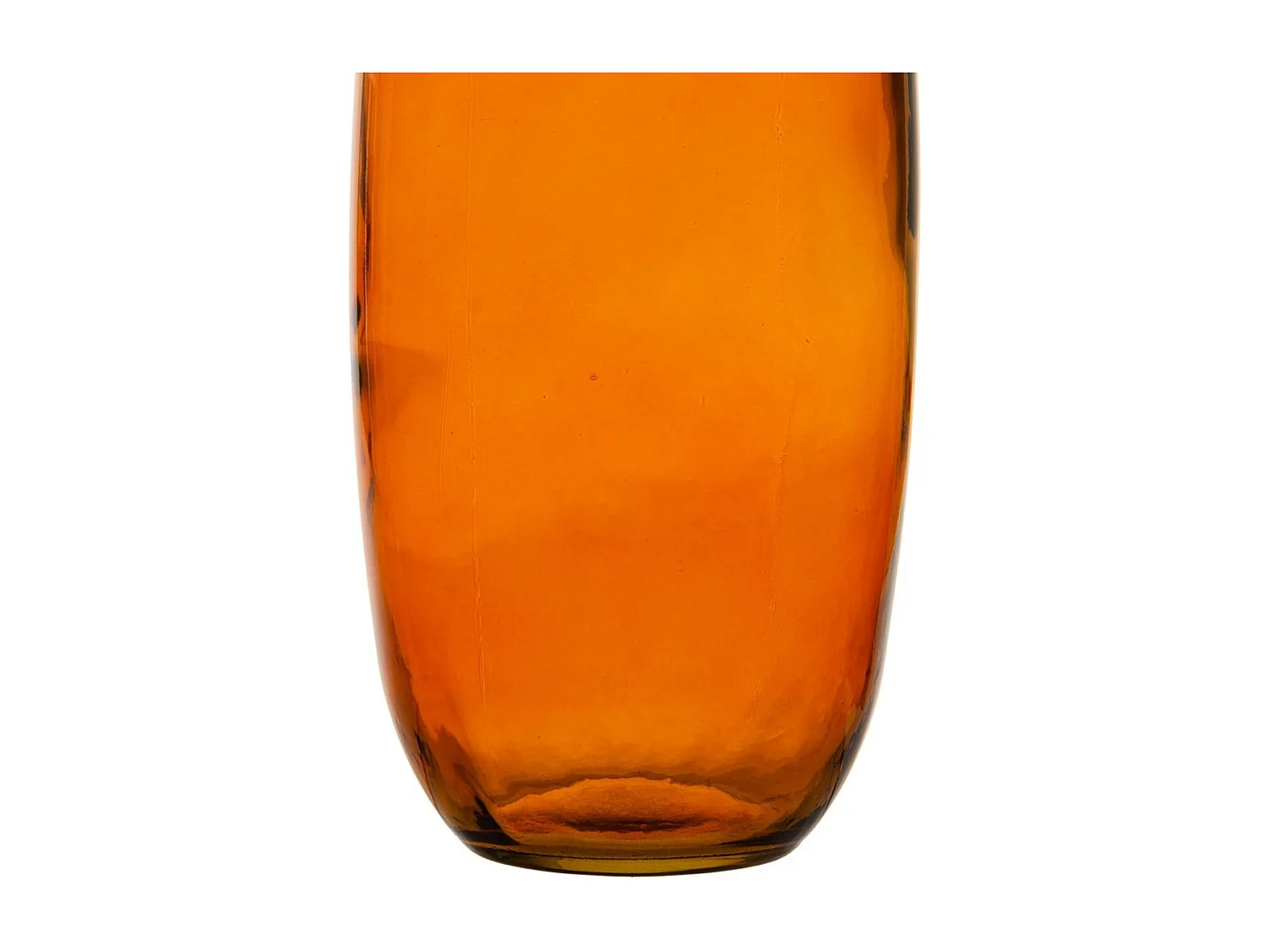 Jarrón Ambar vidrio reciclado 13 x 13 x 31 cm