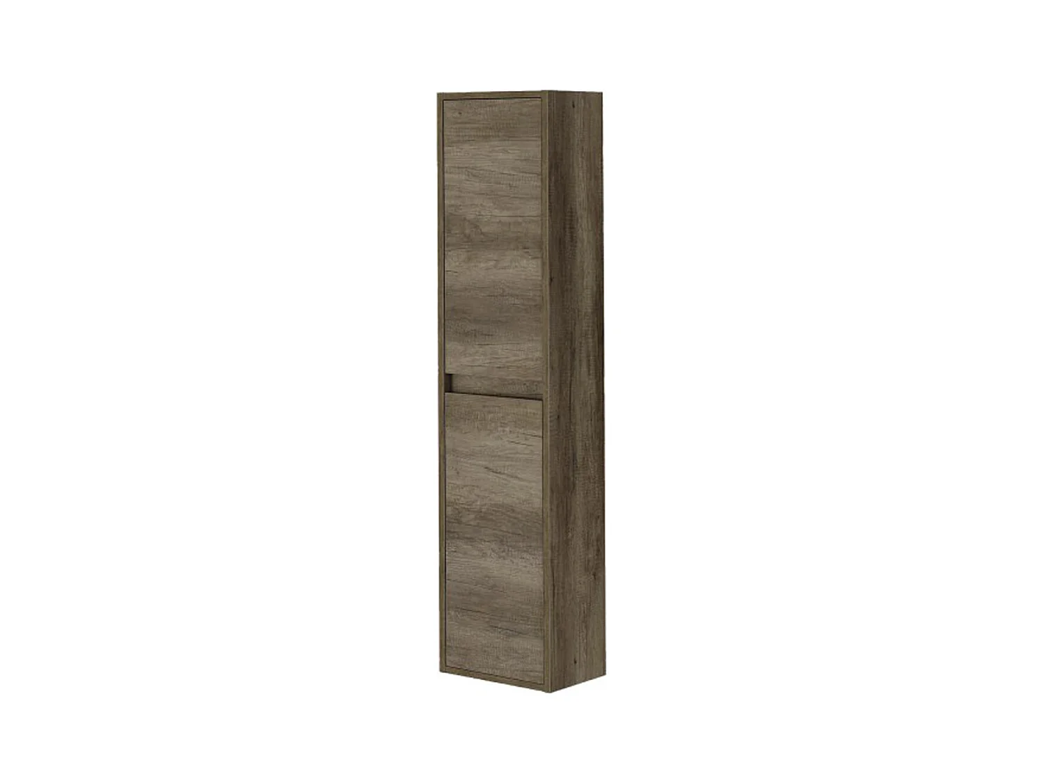 Columna de Baño o Aseo Suspendida con 2 Puertas Acabado en Color Nordik - Dim: 30 cm (Largo) x 140 cm (Alto) x 25,5 cm (Fondo)