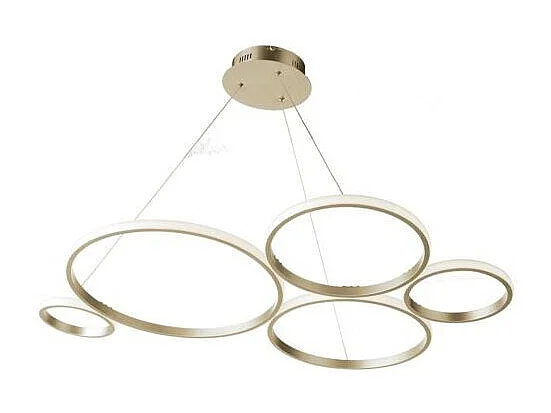 Pois-Gold led-hangende kroonluchter