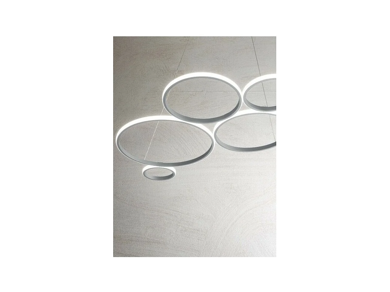 Lustre suspendu LED Pois-Argent