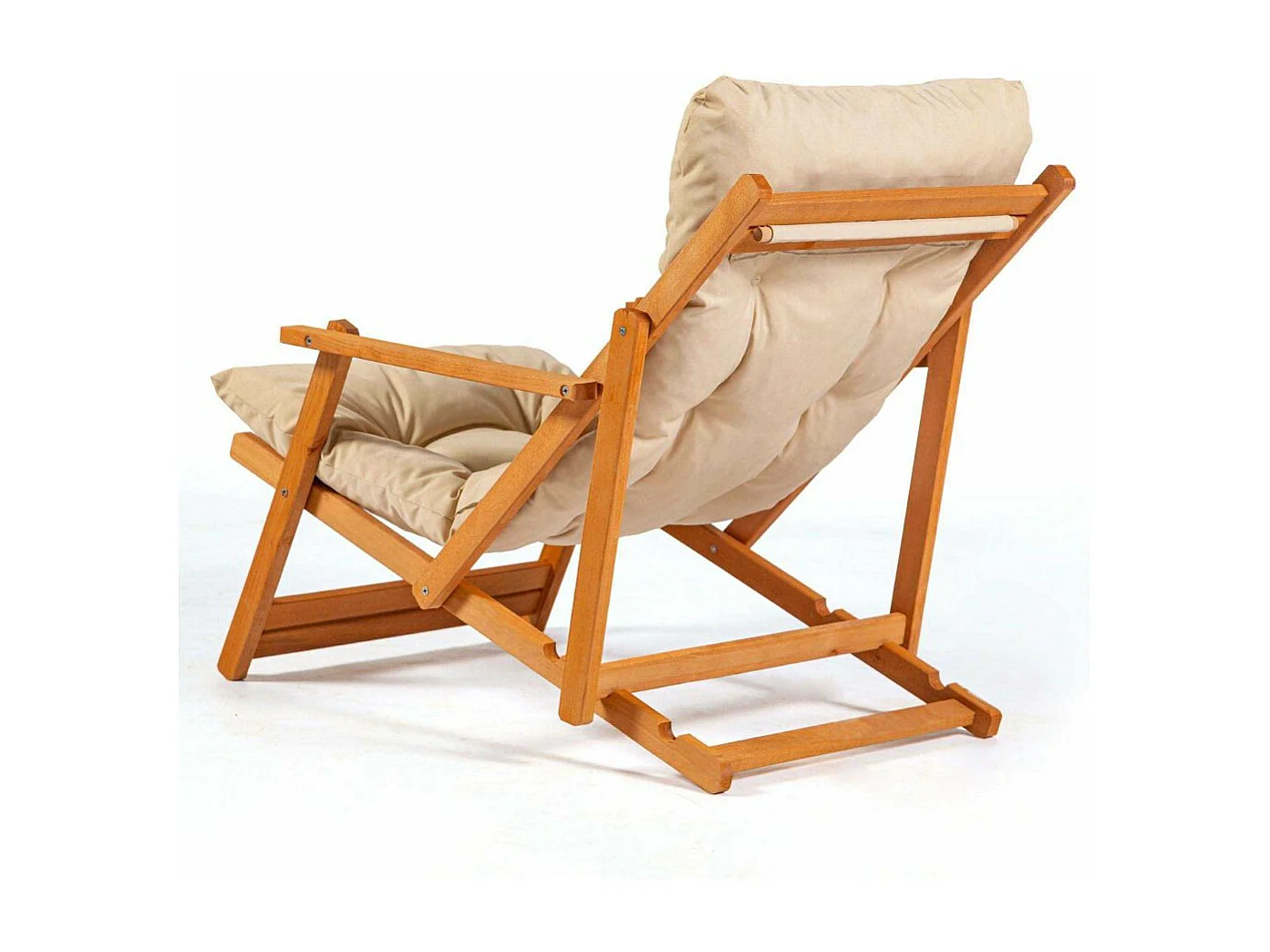 Salon de jardin détente en bois de hêtre Garden