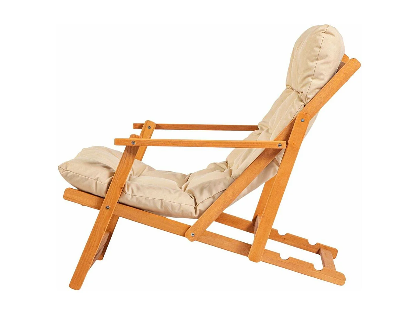 Salon de jardin détente en bois de hêtre Garden