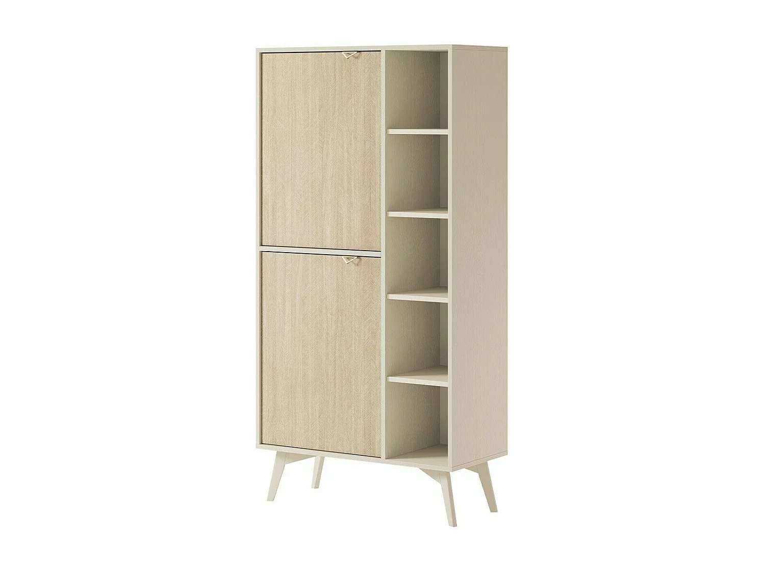 Estante AMBIHOME CHO - Bege, C80xP38xA160cm