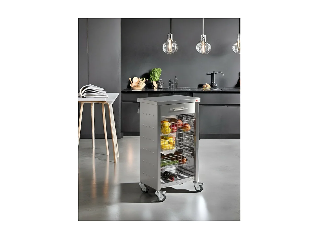Carrello da cucina, carrello salvaspazio cucina - 93*48*33,5cm – OTTO INOX